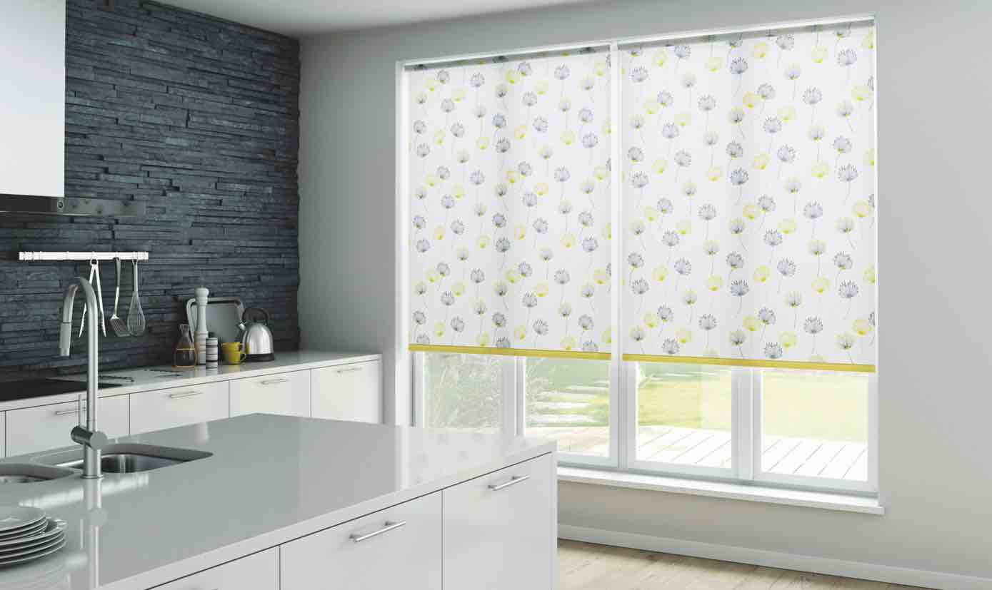 Kitchen roller blinds